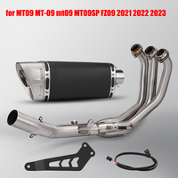 Knalpot Motor Full System M1 Stainless Steel untuk MT09 MT-09 Mt09 MT09SP FZ09 Tahun 2021 sampai 2023