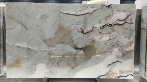 벽 타일, 고급 설화 석고 반투명 돌 욕실을위한 cristallo 티파니 녹색 규암 석판, emanuelle 라이트 그린 대리석 - Product Image 6