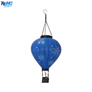 Lanterne solaire suspendue <span class=keywords><strong>Arden</strong></span> Garden Patio Pathway LED à lumière vacillante, en forme de montgolfière, étanche, à intensité variable, pour les fêtes - Product Image 2