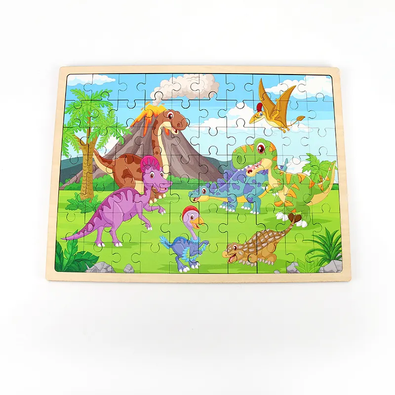 Educatief 2D 60 100 1000 Stuks Van Gepersonaliseerde Houten Puzzel Board Foto 'S Of Cartoon Dier Puzzels Voor Kinderen