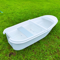 Bateau de pêche pliable Seawalker 2,1 m en fibre de verre, petit bateau pneumatique solo pour rivière et lac
