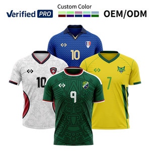 Maillot de football personnalisé de l'équipe <span class=keywords><strong>nationale</strong></span> Yu Chen pour <span class=keywords><strong>homme</strong></span>, à manches courtes, respirant, en polyester de haute qualité, design numérique - Product Image 1