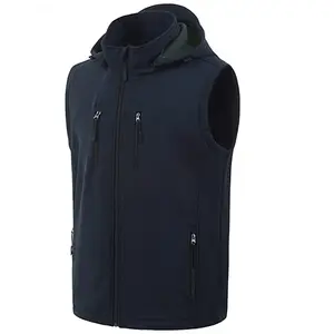 Wholesale Body Warm Waterproof Vest Softshell Men's Jackets