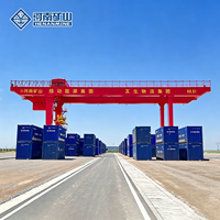 Grue de portail de levage de conteneur sur rail RMG de la gare 30ton 40 tonnes 44 tonnes prix