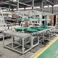 Werkseitig angepasste Produktions linie Montagelinie ESD Work Station Werkstatt Tisch mit rundem Plattenspieler