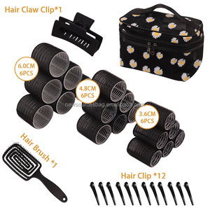 Velcroes Set di rulli per capelli gancio anello auto aderente rullo per capelli con custodia in metallo clip - Product Image 6