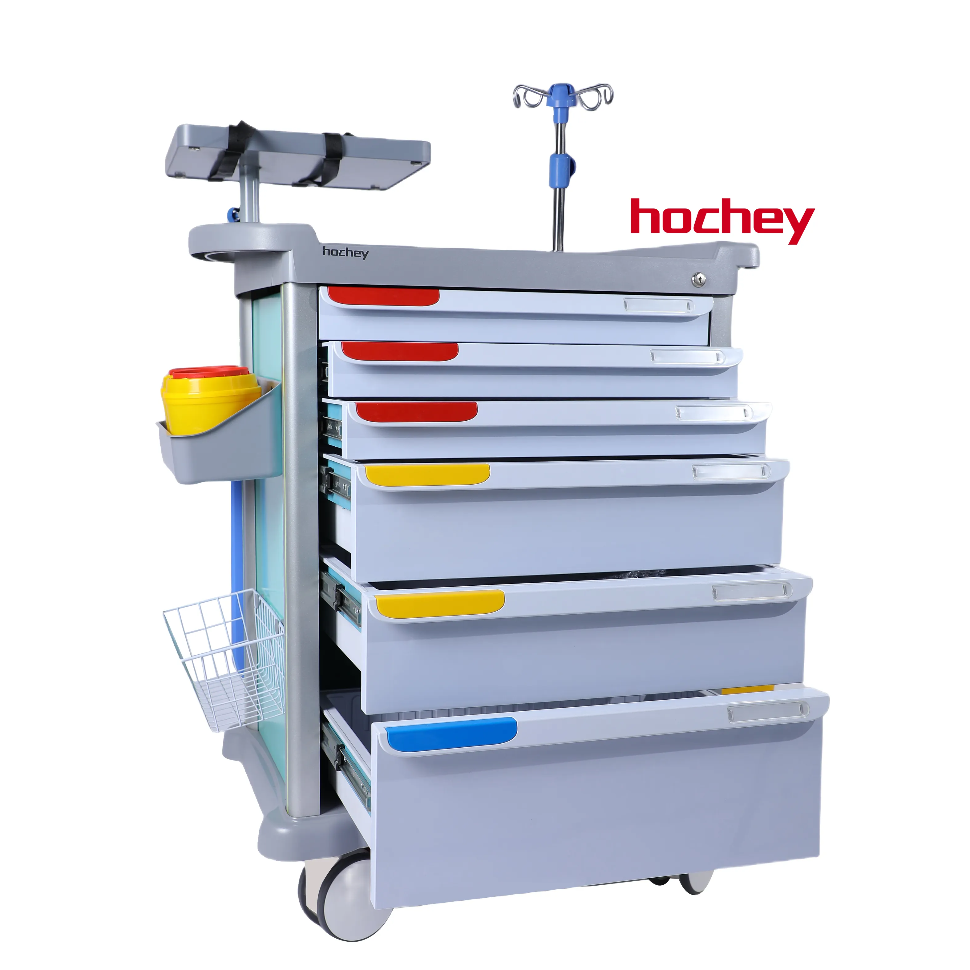 HOCHEY Mini-Medizin-Instrument-Mobilauto kleine Größe Auto Krankenhaus-Instrument Zahnklinik-Möbel Krankenhausschrank Trolley