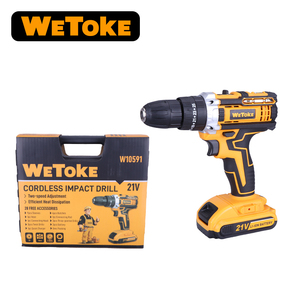 Bộ máy khoan vặn vít đa năng không dây 21V, kèm mũi khoan và đầu nối, máy khoan cầm tay mạnh mẽ - Product Image 2