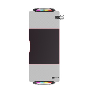 Bureau de jeu pour PC, forme en Z, le plus populaire, avec éclairage RGB, 1 pièce, simple, réglable, OEM, long, pour ordinateur de bureau - Product Image 6