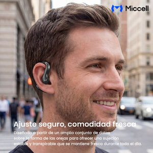 Auriculares TWS Miccell ENC de Oreja Abierta con Gancho, Bluetooth, Ideales para Deporte y Entrenamiento en el Gimnasio - Product Image 5