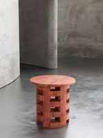 Table d'appoint en marbre de pierre naturelle style Wabi-sabi, pour salon, canapé, chevet, espace extérieur, artistique, créative, sur mesure