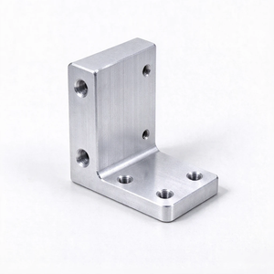 Support d'angle en L en aluminium haute tolérance usiné CNC pour l'automatisation et l'assemblage mécanique - Product Image 2