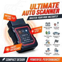 Escáner OBD2 Bluetooth ELM327 2026, Lector de Códigos de Diagnóstico para Automóviles de 12V, Detector OBDII