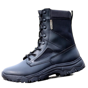 Combat <b>Boots</b> Men Tactical CQB Breathable Non Slip Round Toe Low Heel Work Training Shoes Size 40 41 42 43 44 45 - Product Image 2