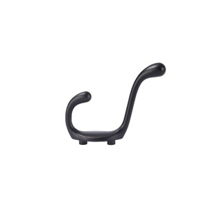 Decorative Robe <b>Hook</b> Zinc Alloy Vintage Style Black Anti Corrosion Cabinet Hat Wardrobe Closet <b>Bathroom</b> <b>Hook</b> Single Piece - Product Image 4