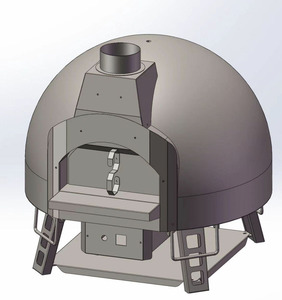 Grand Four à Pizza Commercial Napolitain Italien à Bois en Brique et Argile pour Extérieur au Charbon de Bois Électrique à Gaz pour Restaurant - Product Image 3