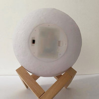 Lampe de décoration de salon Coran 3 couleurs 16 couleurs LED Lampe lune 3D Veilleuse