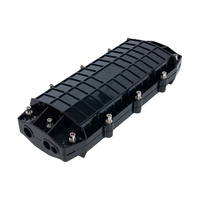 Hot Selling 96 Core PC Material Fiber Optic Splice Closure 3-inlet 3-outlet Max 4 Trays Mechanical Sealing Waterproof FTTH
