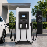 Station de recharge rapide DC tout-en-un professionnelle pour véhicules électriques, norme européenne, 120 kW, 160 kW, double pistolet, intégrée, pour la recharge commerciale de véhicules électriques