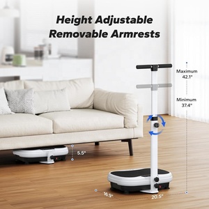 Wellshow <span class=keywords><strong>Sport</strong></span> Vibration Plate <span class=keywords><strong>Machine</strong></span> d'exercice <span class=keywords><strong>Machine</strong></span> d'exercice à plaques vibrantes avec mains courantes pour femmes hommes - Product Image 2