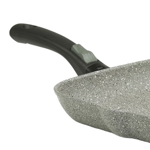 Padella griglia con manico rimovibile in alluminio non stick griglia padella in granito pentole di spessore extra alto per carne pesce verdure - Product Image 1