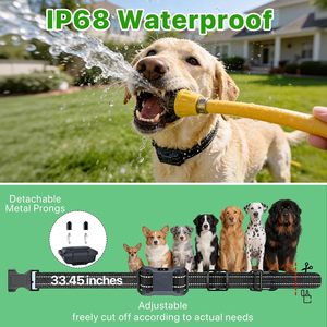 Collier de dressage pour chien BenarLee 4G avec contrôle par application, étanche, pour le contrôle des aboiements - Product Image 6