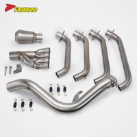 Sistema de escape para motocicleta Forsound Factory a precio mayorista, sistema de sección central delantera corta para Honda CBR650R