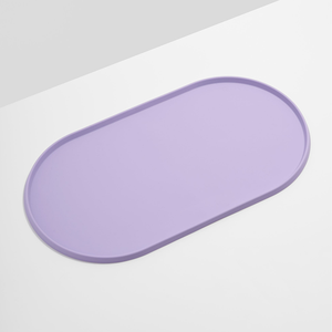 Waterproof Leak-Proof Non-Slip Silicone Pet Placemat Solid Pattern Dog <b>Cat</b> Eating <b>Mat</b> Oval Bowls for Feeding Coasters - Product Image 6