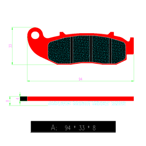 Pastiglie Freno Anteriori e Posteriori CVO di Alta Qualità per Moto SWM Gran Turismo 440 Silver Vase 440 Six Days FA664 Vendita Diretta dalla Fabbrica - Product Image 4