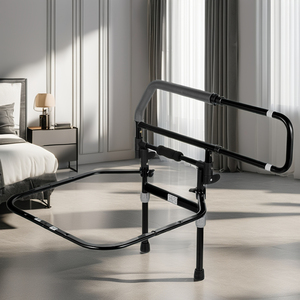 Brand New <b>Bed</b> <b>Rail</b> Adjustable Metal Assist Adults Seniors Patient Safety <b>Side</b> Railings Rehabilitation Therapy Supplies - Product Image 6