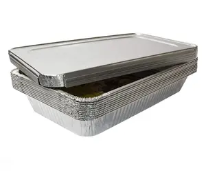 Tek kullanımlık tam boy alüminyum folyo buharlı masa pan 9600 aşçı ev ambalaj ürünler abd pazarı
