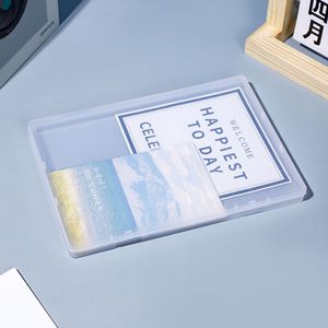 Boîte de rangement rectangulaire transparente en plastique de 1,8 cm pour bijoux et petites pièces, idéale pour l'organisation à domicile - Product Image 1