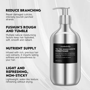 Champú y Acondicionador con Aceite de Árbol de Té y Ginseng Keratina, Set MaxTherapy, Alivia la Picazón del Cuero Cabelludo, Refresca y Limpia la Caspa, para Mujeres y Hombres - Product Image 5