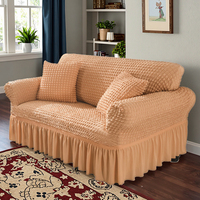 Robuster elastischer Sofa-Schon bezug Bedruckter geometrischer Stoff bezug für umfassende Wohn möbel Volle Abdeckung Multifunktional