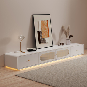 Meuble TV moderne de style moderne en bois de luxe pour salon, console multimédia, meuble TV, unité TV, armoire - Product Image 2