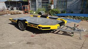 Semirremolque de aleación de aluminio de cama baja de 1001-1500kg Ozmatix de un solo <span class=keywords><strong>eje</strong></span> usado - Product Image 6