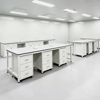 Mesa de Laboratorio de Acero Antimicrobiana para Laboratorios de Microbiología, Suministro al por Mayor