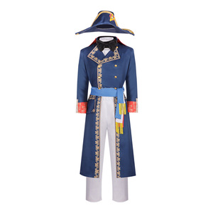 Disfraz <span class=keywords><strong>de</strong></span> Napoleón para TV o Cine, Estilo Medieval, Diseño Retro <span class=keywords><strong>de</strong></span> Caballero, Top Unisex <span class=keywords><strong>de</strong></span> Poliéster para Halloween, Cosplay y Festivales - Product Image 5