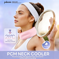 Pakcare PCM Refroidisseur de cou personnalisable et réutilisable, enveloppe de cou portable, bande de refroidissement pour l'été et les activités de plein air