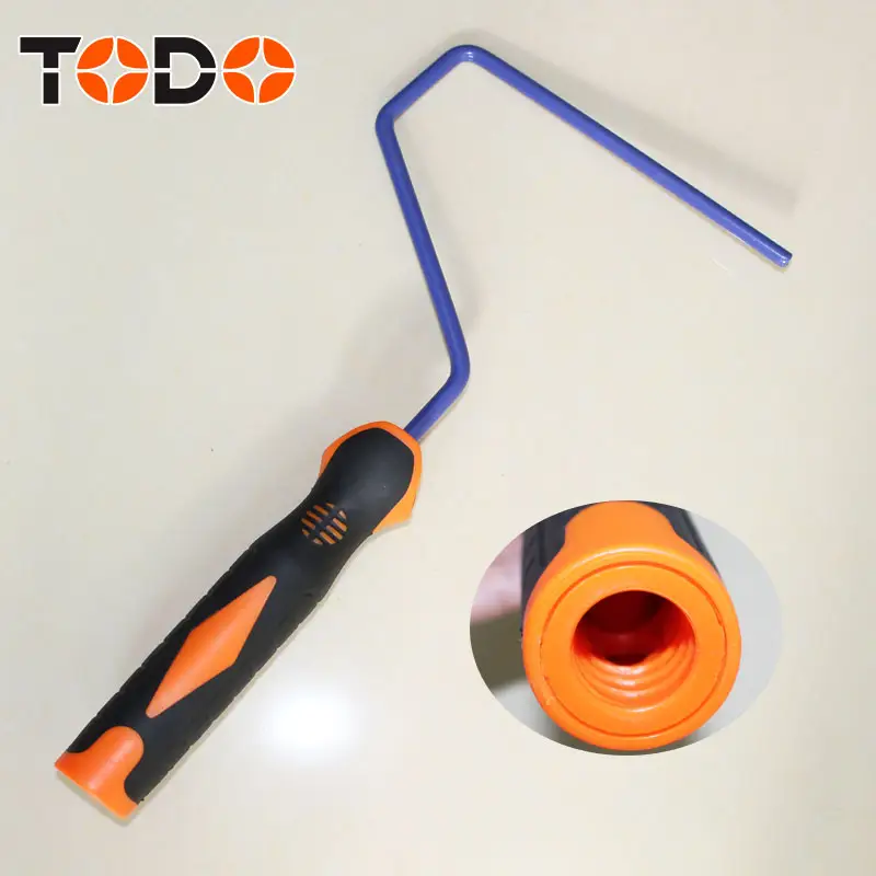 TODO paint tools plastic handle paint roller frame with coating metal holder