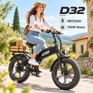 Vélo de livraison électrique D32 directement de l'usine, 750W 80N·m 48V32Ah, vente en gros OEM, trottinette électrique personnalisée - Product Image 1