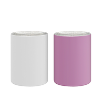 Offre Spéciale – Mini-gobelet Macaron Couleur Unie en Acier Inoxydable à Double Paroi Isotherme avec Couvercle