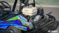 Kart de course professionnel Rocket Badger 160cc, moteur à essence 4 temps, freinage hydraulique, acier chromoly 4130, kart d'extérieur, puissance 2kW
