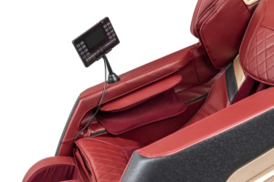 NINGDE CIRUS Luxus Shiatsu Körper massage gerät 4D Schwerelosigkeit Elektrischer Fuß <span class=keywords><strong>Spa</strong></span> SL Track Moderner Korea AI Massage stuhl - Product Image 3