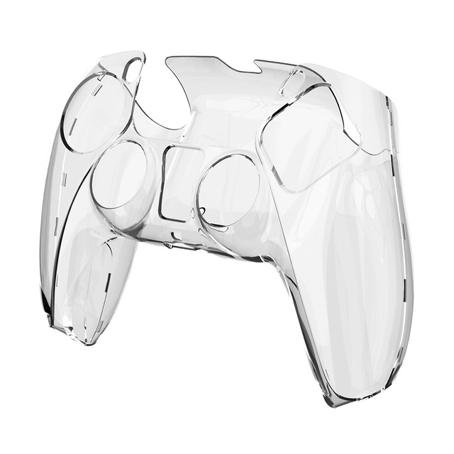Dual Sene Controller Clear PC Cover 0.8mm Ultra-thin Transparent Protector Case Gamepad Housing Shell for PS5