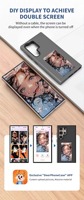 Étui arrière créatif DIY intelligent avec écran NFC E-Ink pour Samsung Galaxy S25 S24 S23 Ultra, avec projection d'écran illimitée