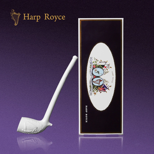 MUXIANG Harp Royce Victorian Smoking Pipe <strong>Cutty</strong> Ceramic Tobacco Pipe with Gift Box - Product Image 1