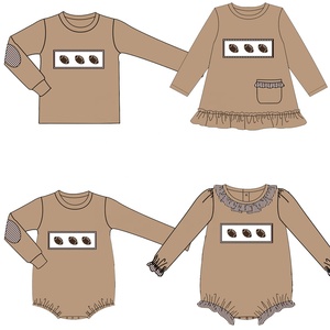 Set di abbinamenti per bambini autunno inverno nuovi modelli di abbigliamento Boutique USA abbigliamento per bambini - Product Image 1