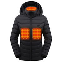 Veste chauffante pour homme, style réversible, matelassée, vintage, avec recharge USB 5V, taille américaine, vente en gros ODM, hiver