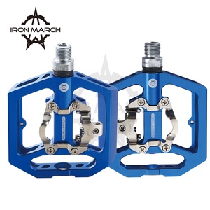 Pedales de Bicicleta Plegables <span class=keywords><strong>SPD</strong></span>-103, Venta al por Mayor de Fábrica, Piezas de Bicicleta de Montaña/Carretera, Pedales de Bicicleta Autoblocantes <span class=keywords><strong>SPD</strong></span> de Aluminio CNC - Product Image 2